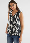 Zebraprint Blusentop