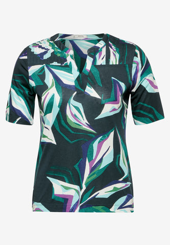 Tunika-Shirt mit Print