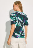 Tunika-Shirt mit Print