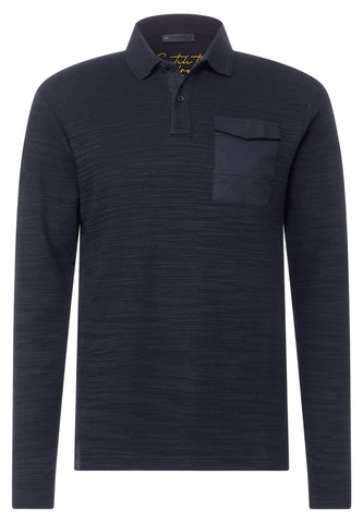 Winterslub Polo Langarmshirt