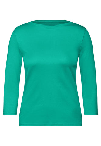 Basic Shirt in Unifarbe